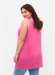 Top with structure and round neckline, Shocking Pink, Model image number 1