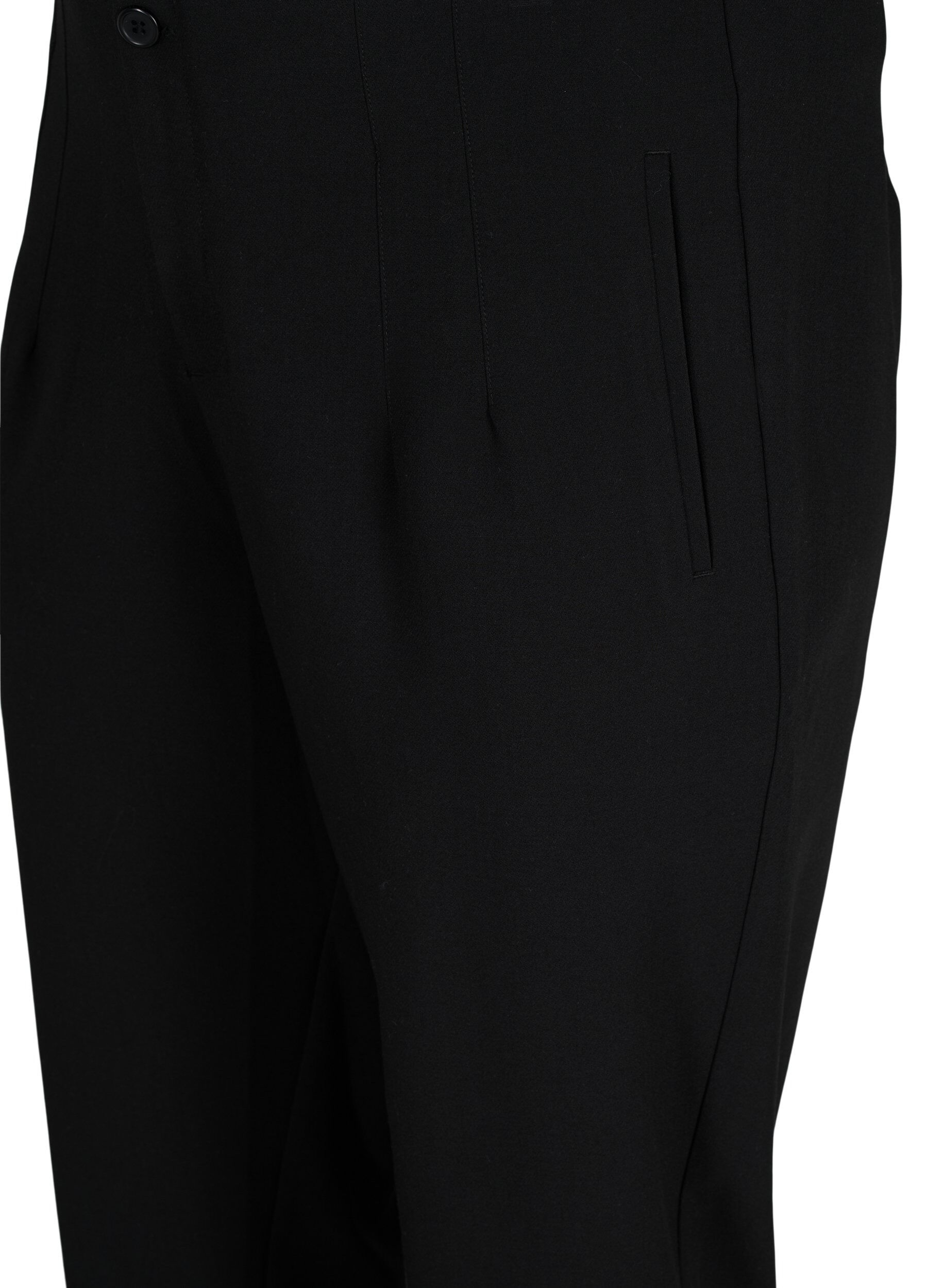 ZizzifashionClassic high-waisted trousers, Black, Packshot image number 2