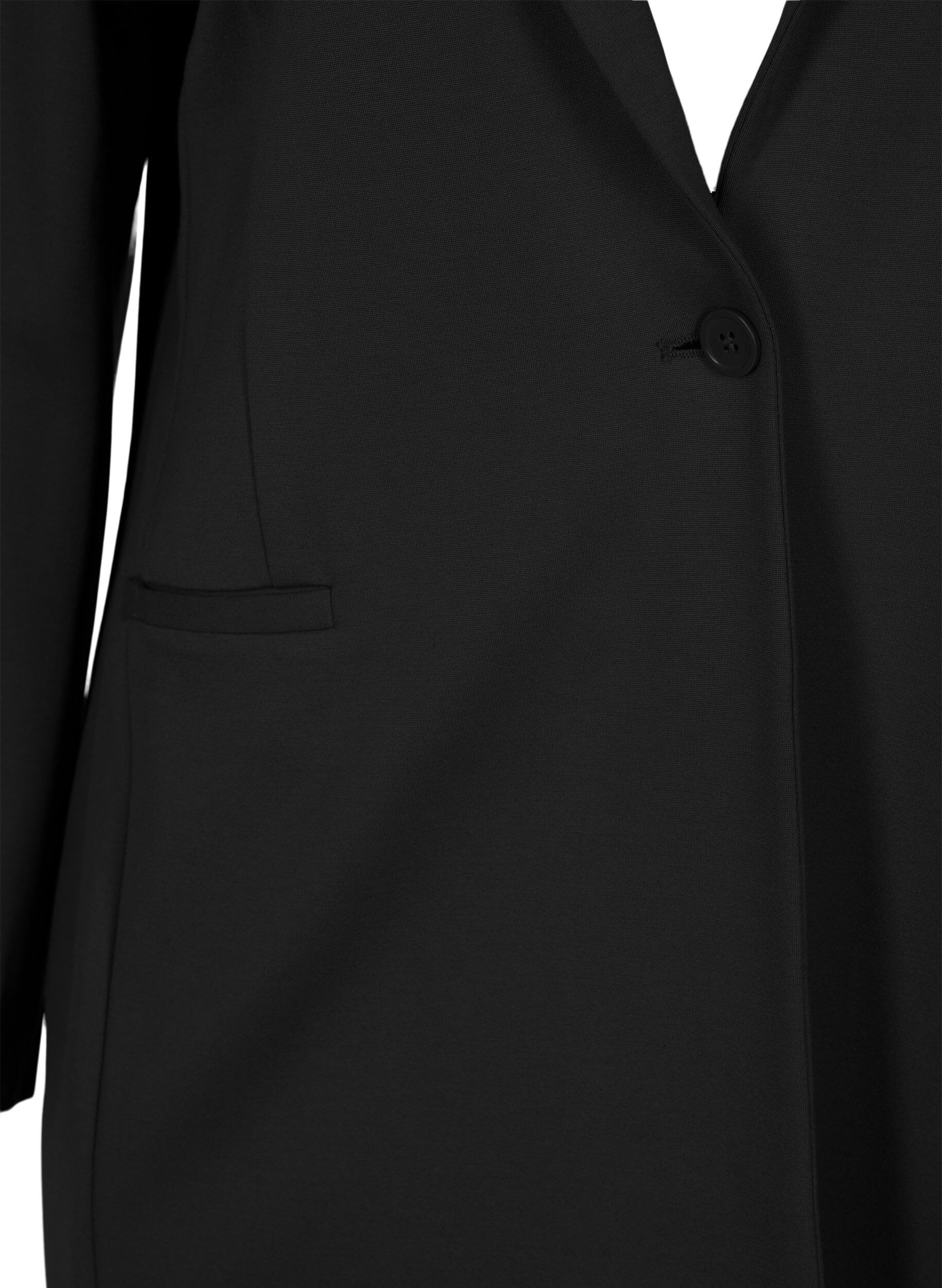 Zizzifashion Long blazer, Black, Packshot image number 3