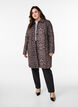 Leopard print coat, Brown, Model image number 1
