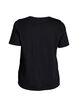 T-shirt with motif, Black, Packshot image number 1