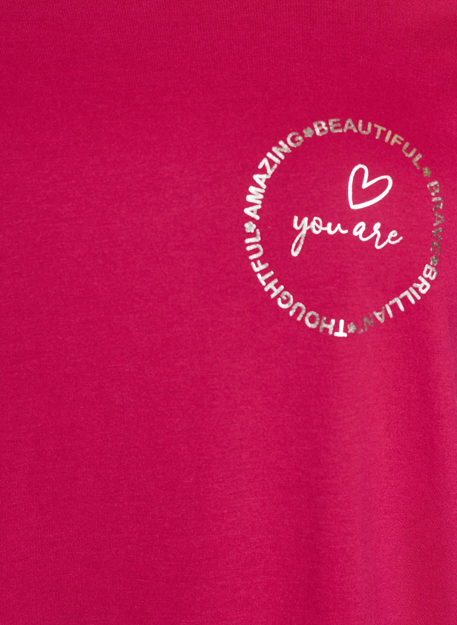 ZizzifashionT-shirt with motif, Red, Packshot image number 2