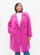 Coat with double-breasted button closure, Purple Orchid, Model image number 0
