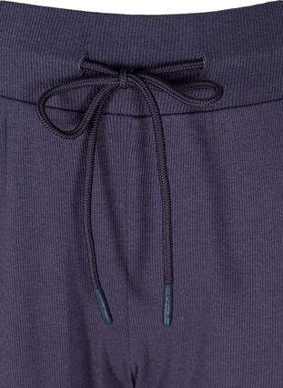 Loose trousers in ribbed fabric, Odysses Gray, Packshot image number 2