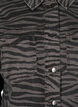 Leopard print denim shirt with buttons, Black, Packshot image number 2