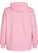 Sporty scuba hoodie with decorative stitching, Pink, Packshot image number 1