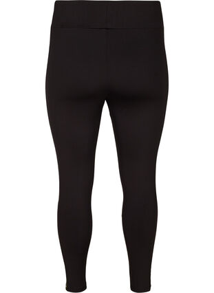 Cropped exercise tights with print details, Flexi Print, Packshot image number 1