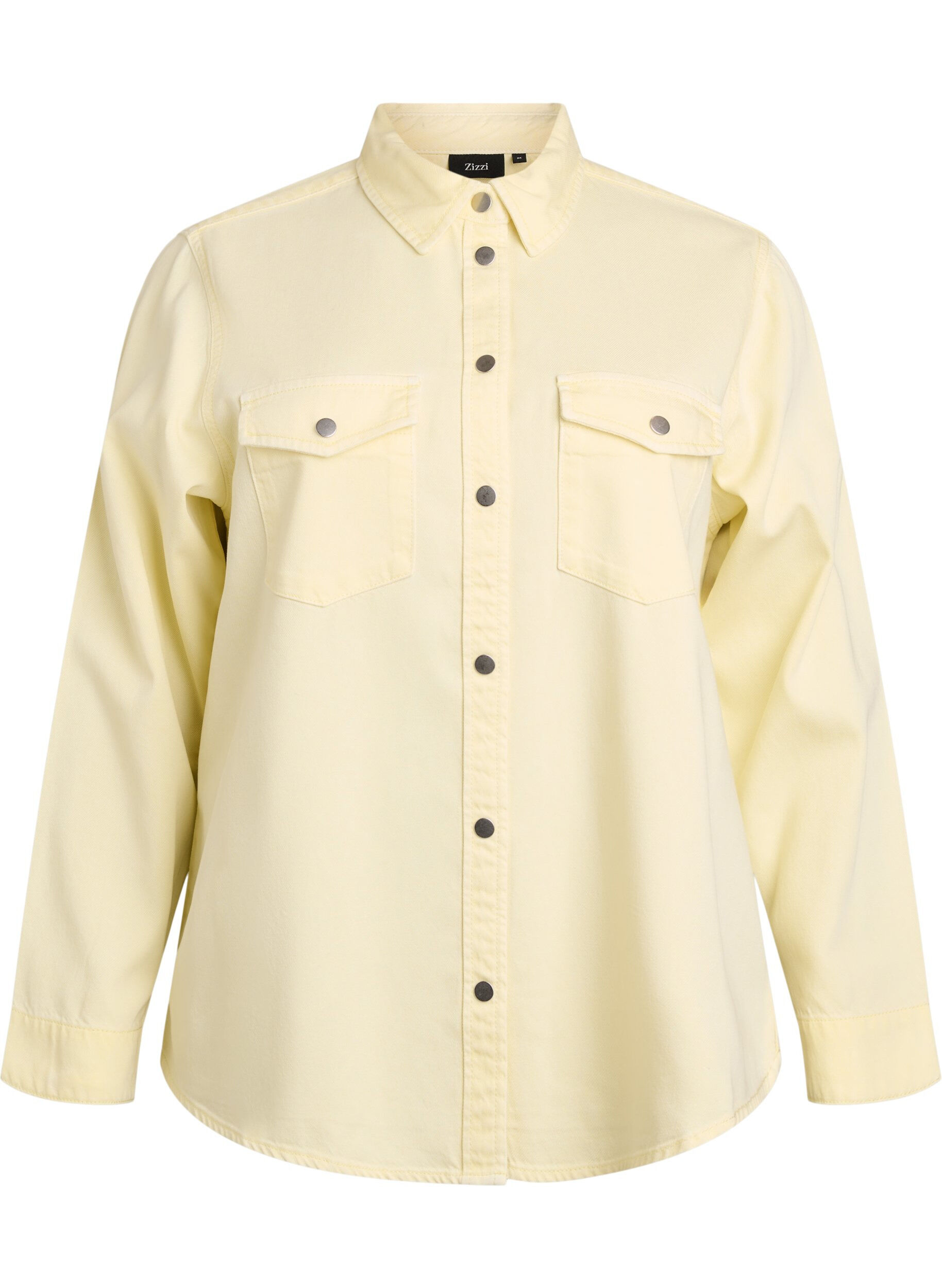 Denim shirt with chest pockets