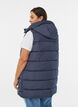 Long vest with hood and pockets, Blue, Model image number 2