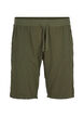 Loose cotton shorts with pockets, Green, Packshot image number 0