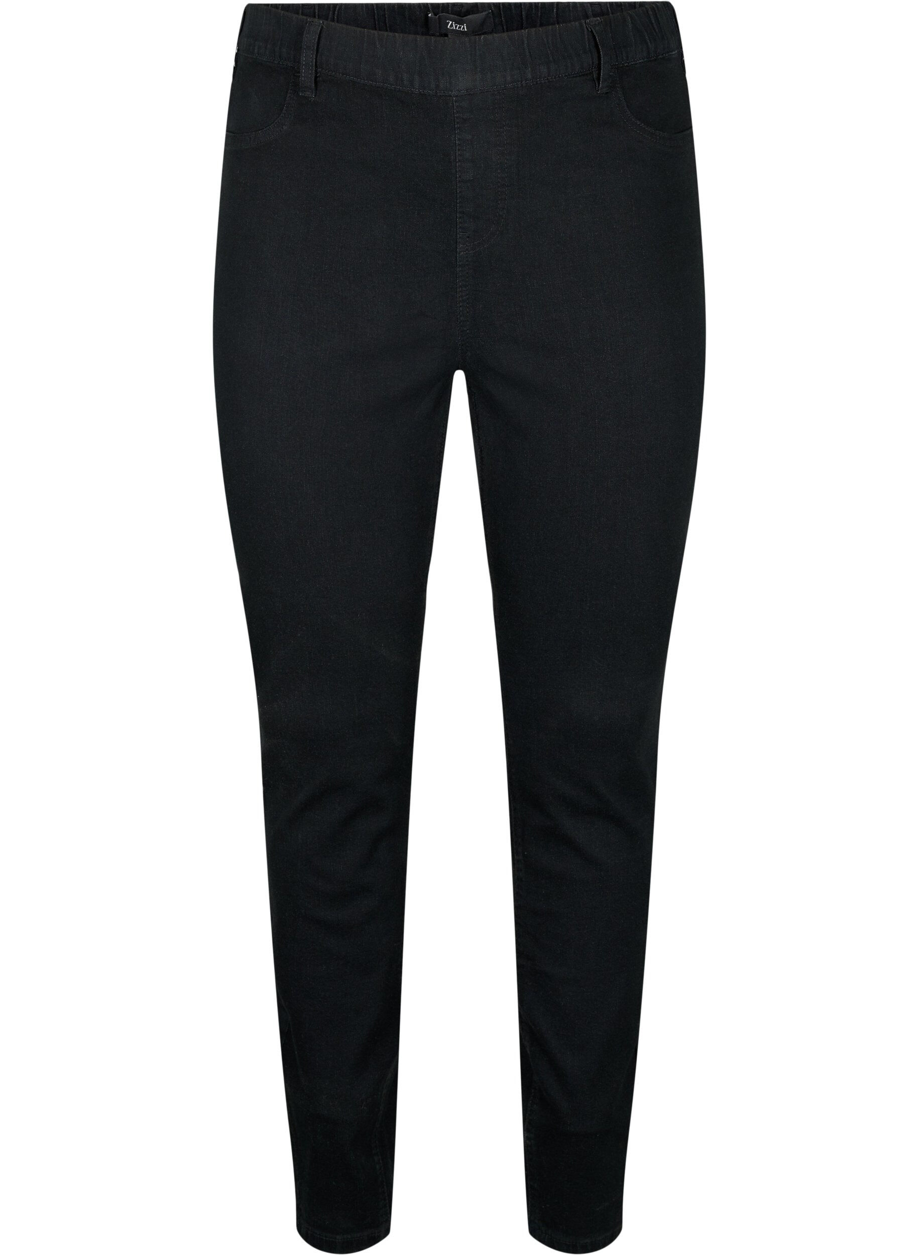 Zizzifashion Jeggings with back pockets, Black, Packshot image number 0