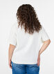 Boxy cotton t-shirt, White, Model image number 3