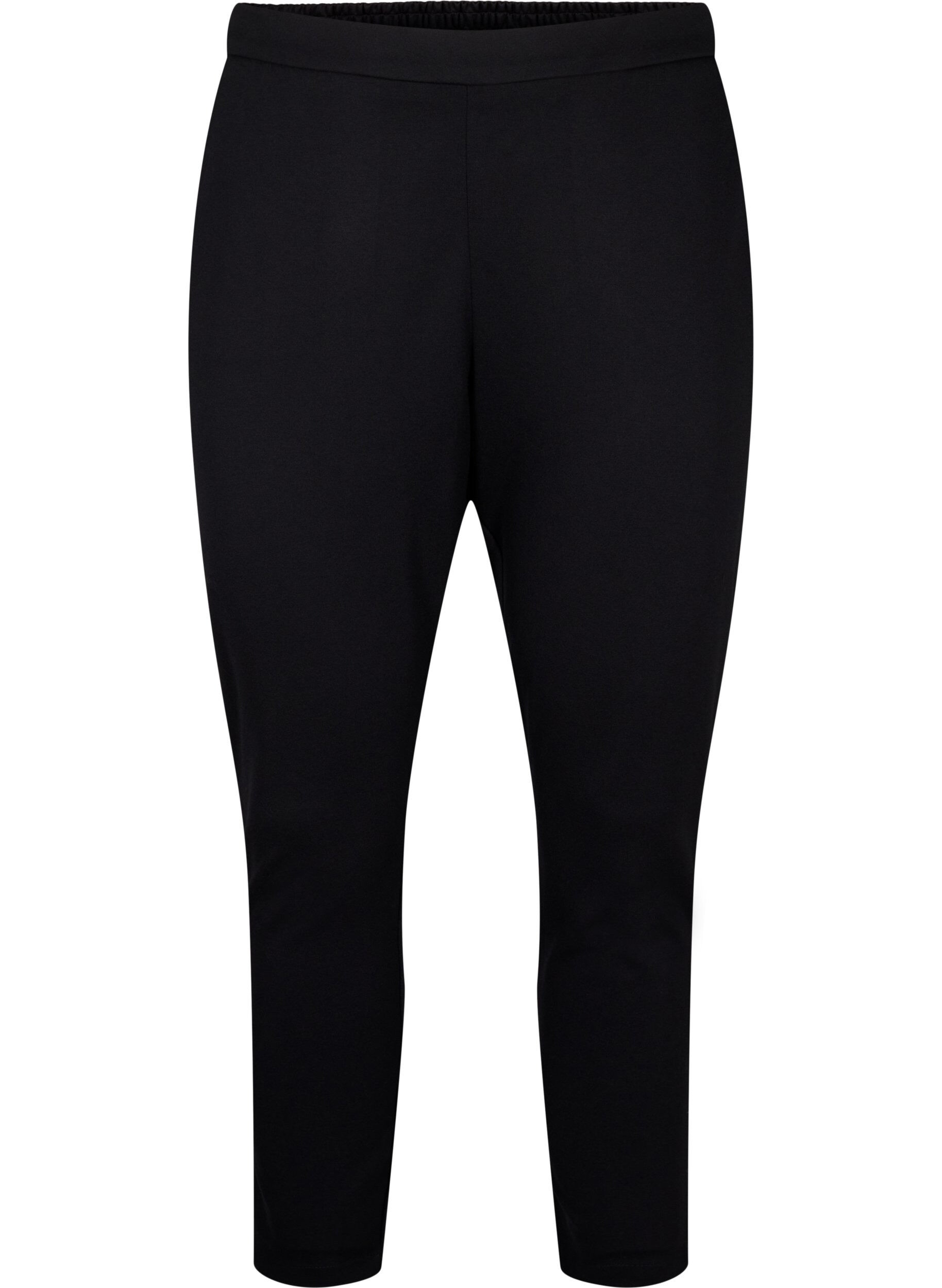 Zizzifashion Cropped trousers with pockets, Black, Packshot image number 0