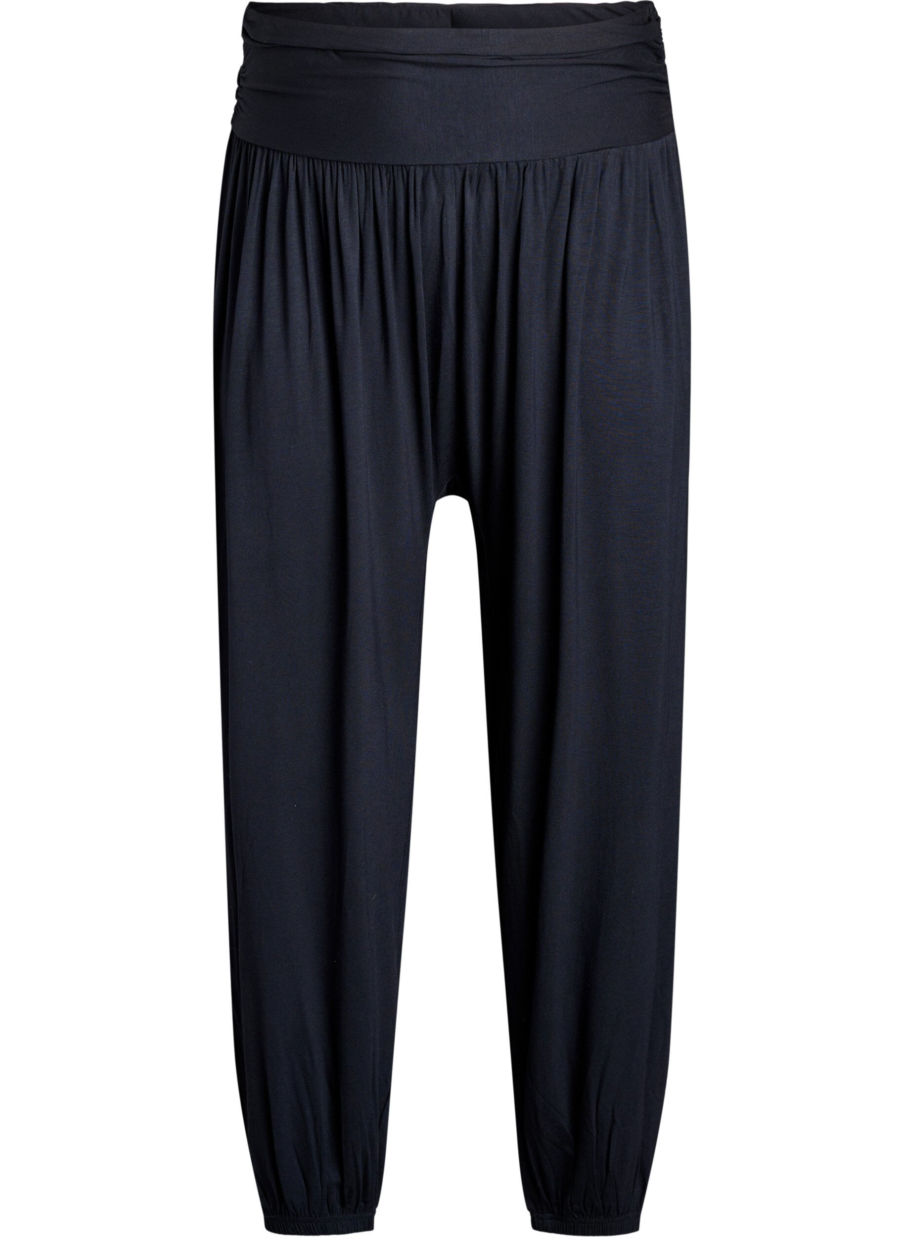Zizzifashion Loose-fitting harem trousers, Black, Packshot image number 0