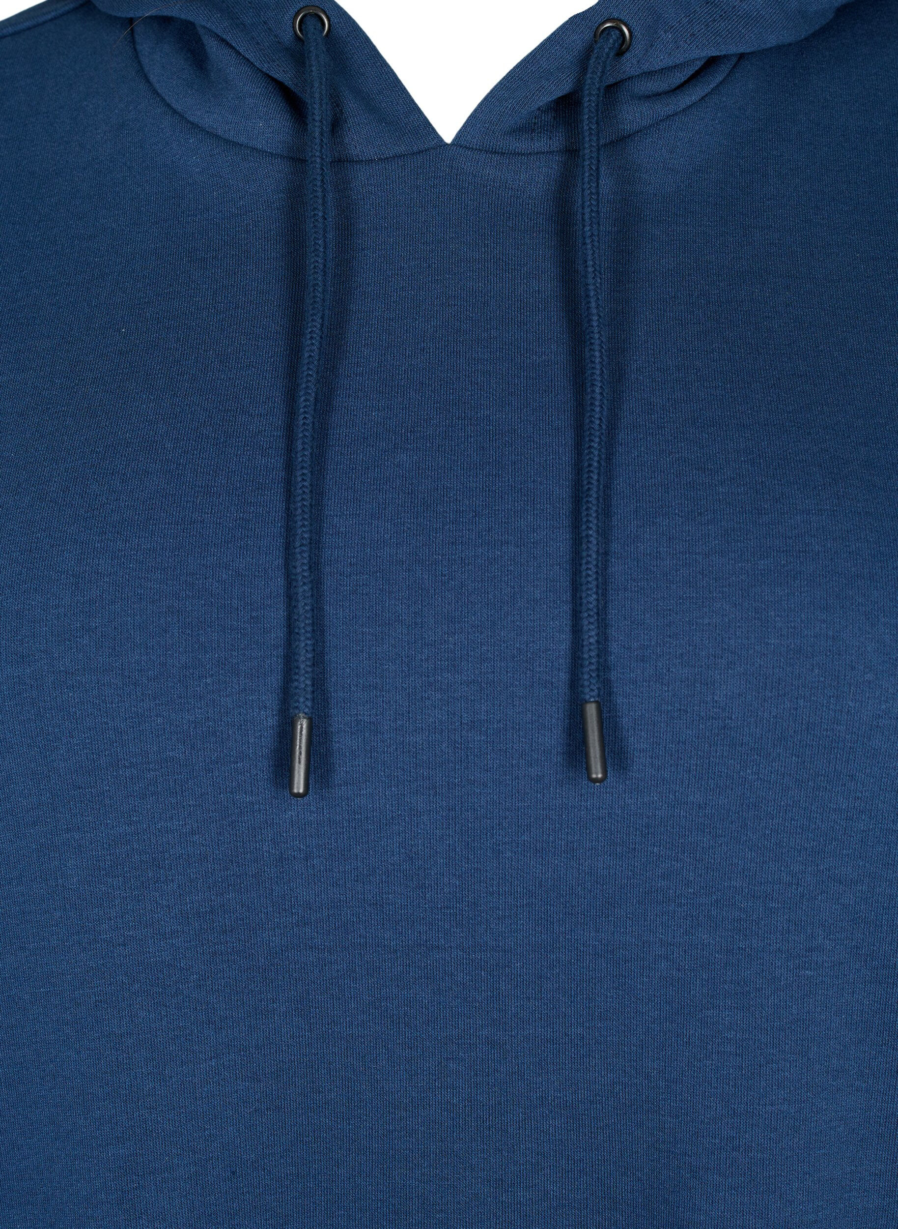Zizzifashion Hooded sweatshirt dress, Dress Blues, Packshot image number 2