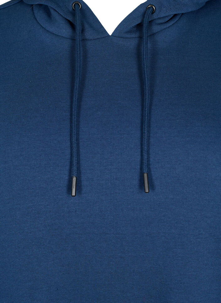 Hooded sweatshirt dress, Dress Blues, Packshot image number 2