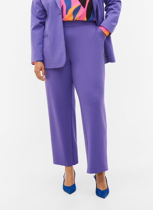 Classic wide leg trousers, Ultra Violet, Model image number 2