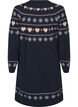 Christmas knitted dress, Navy Blazer Comb, Packshot image number 1
