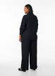 FLASH - High-waisted trousers with wide legs, Black, Model image number 1