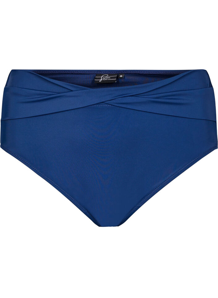 Bikini briefs with wrap detail, Blue, Packshot image number 0