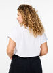 Short-sleeved t-shirt in a cotton blend, White, Model image number 2