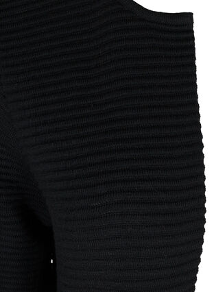 Knitted cardigan with pockets, Black, Packshot image number 2