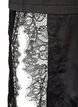 Jersey blouse with a layered look and lace, Black, Packshot image number 3