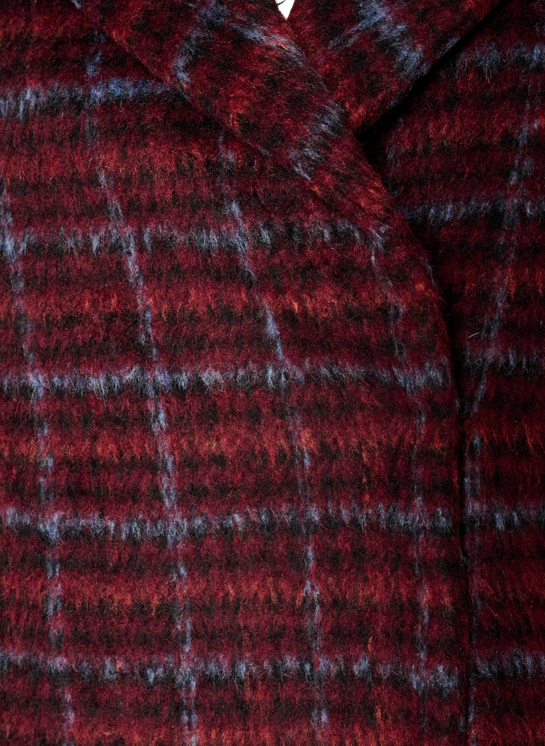 ZizzifashionChecked jacket with pockets, Red, Packshot image number 2