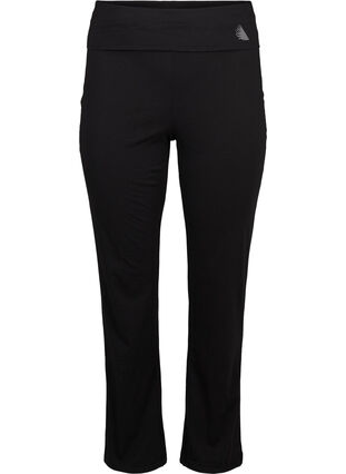 Sports trousers in cotton, Black, Packshot image number 0