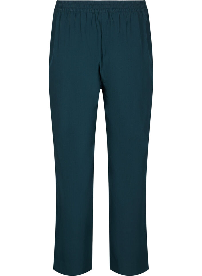 FLASH - Loose trousers with pockets, Sea Moss Melange, Packshot image number 1