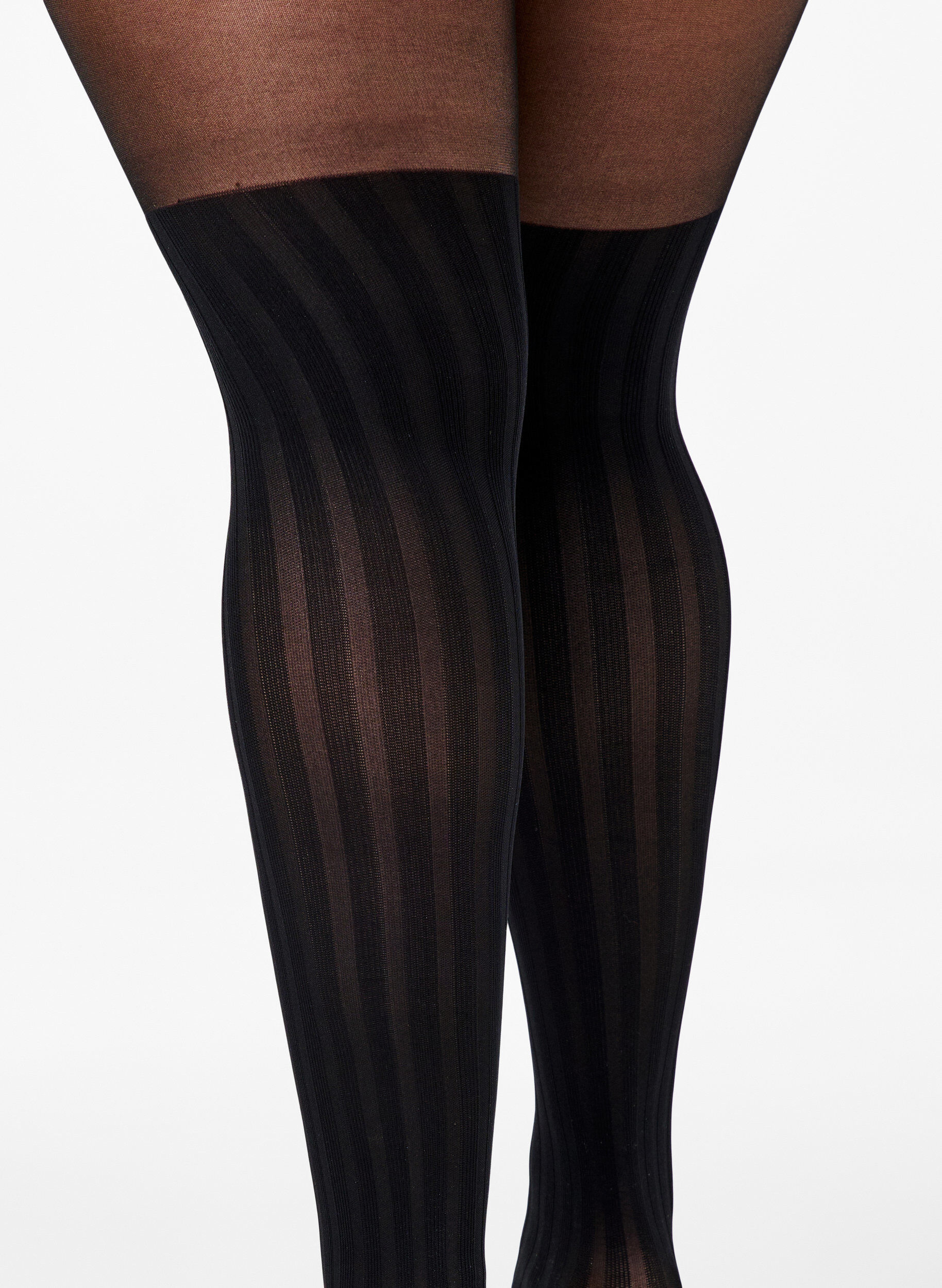Zizzifashion Overknee-look tights in 50 denier, Black, Packshot image number 2