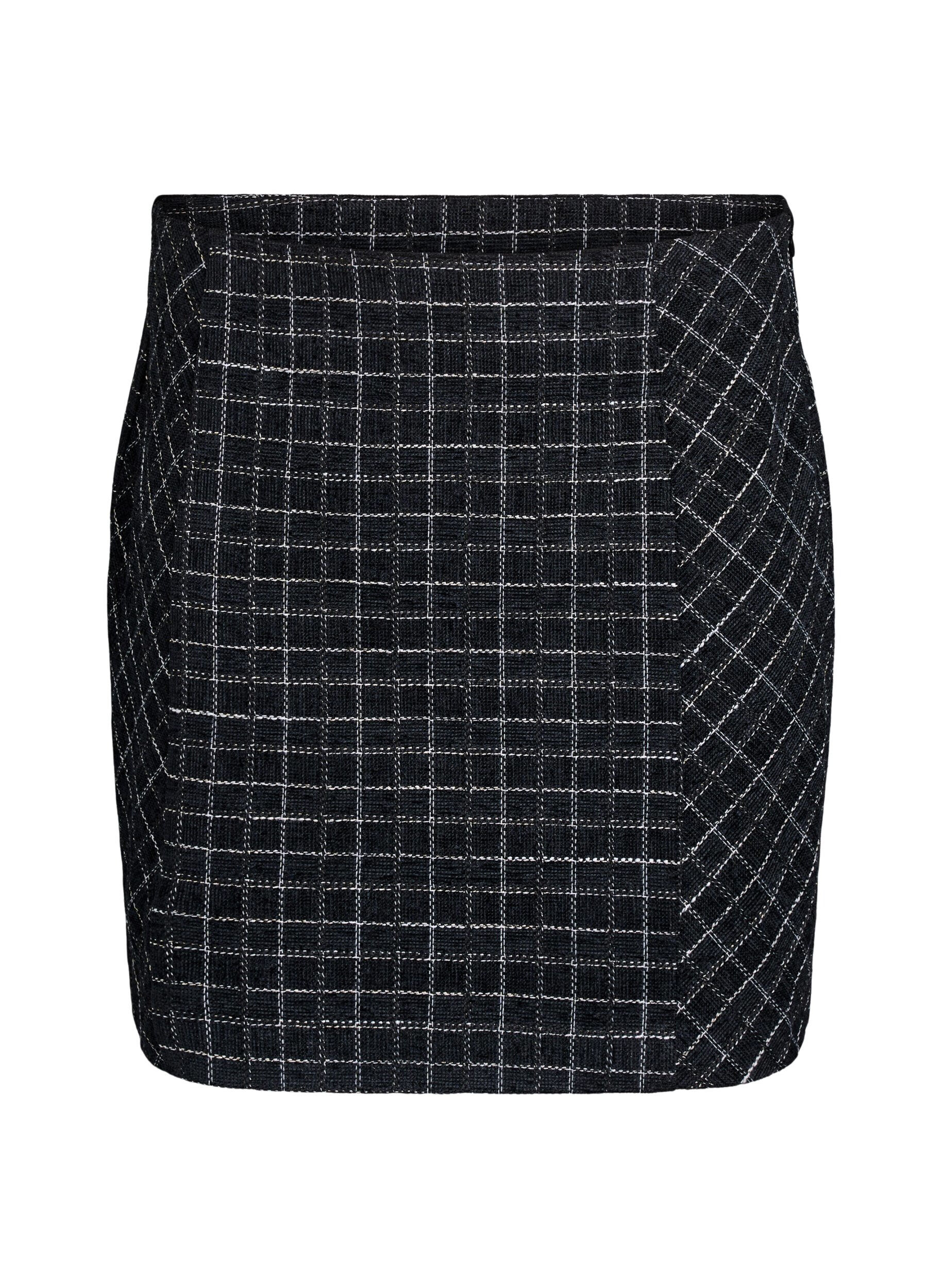 Checked skirt