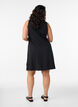 Sleeveless A-line dress, Black, Model image number 2