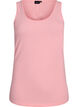 Solid color basic top in cotton, Rose, Packshot image number 0