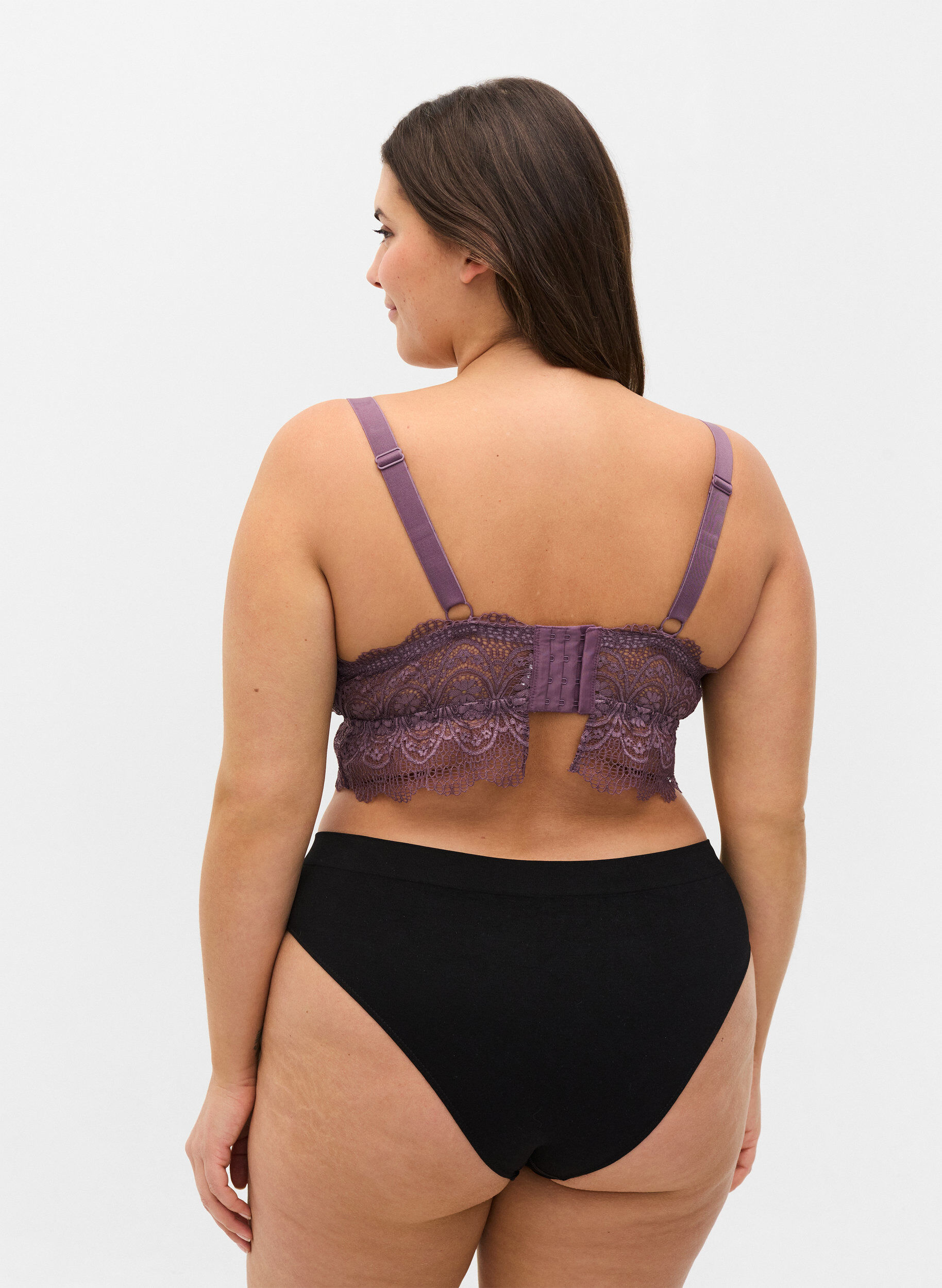 Zizzifashion 2-pack Tai briefs with regular waist, Black, Model image number 1