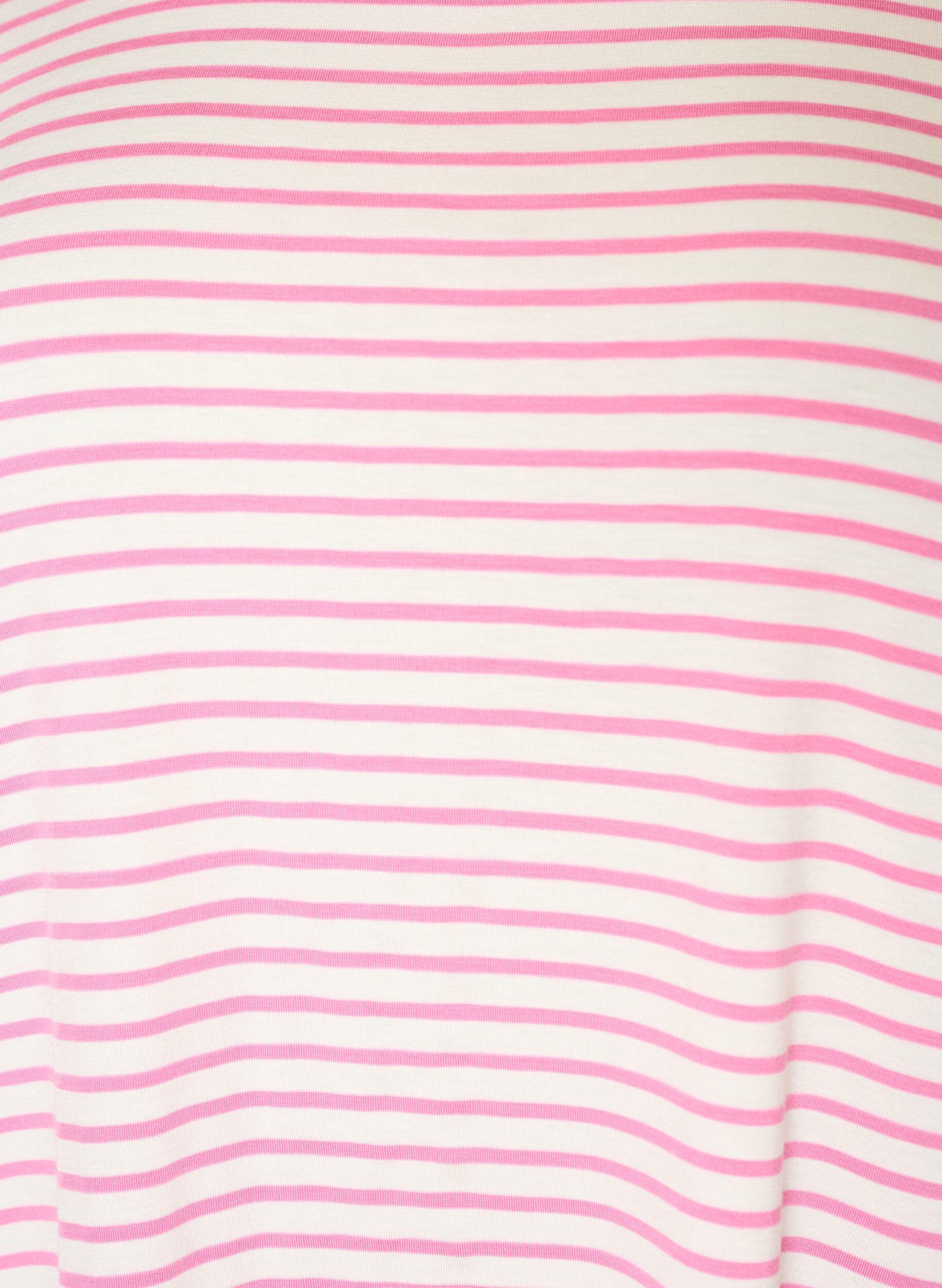 Zizzifashion T-shirt with TENCEL&trade; Lyocell and stripes, Pink, Packshot image number 2