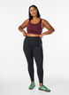 Sports bra with racerback, Red, Model image number 1