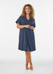 Cotton nightgown with button fastening, Blue, Model image number 1