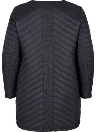 Quilted lightweight jacket, Black, Packshot image number 1
