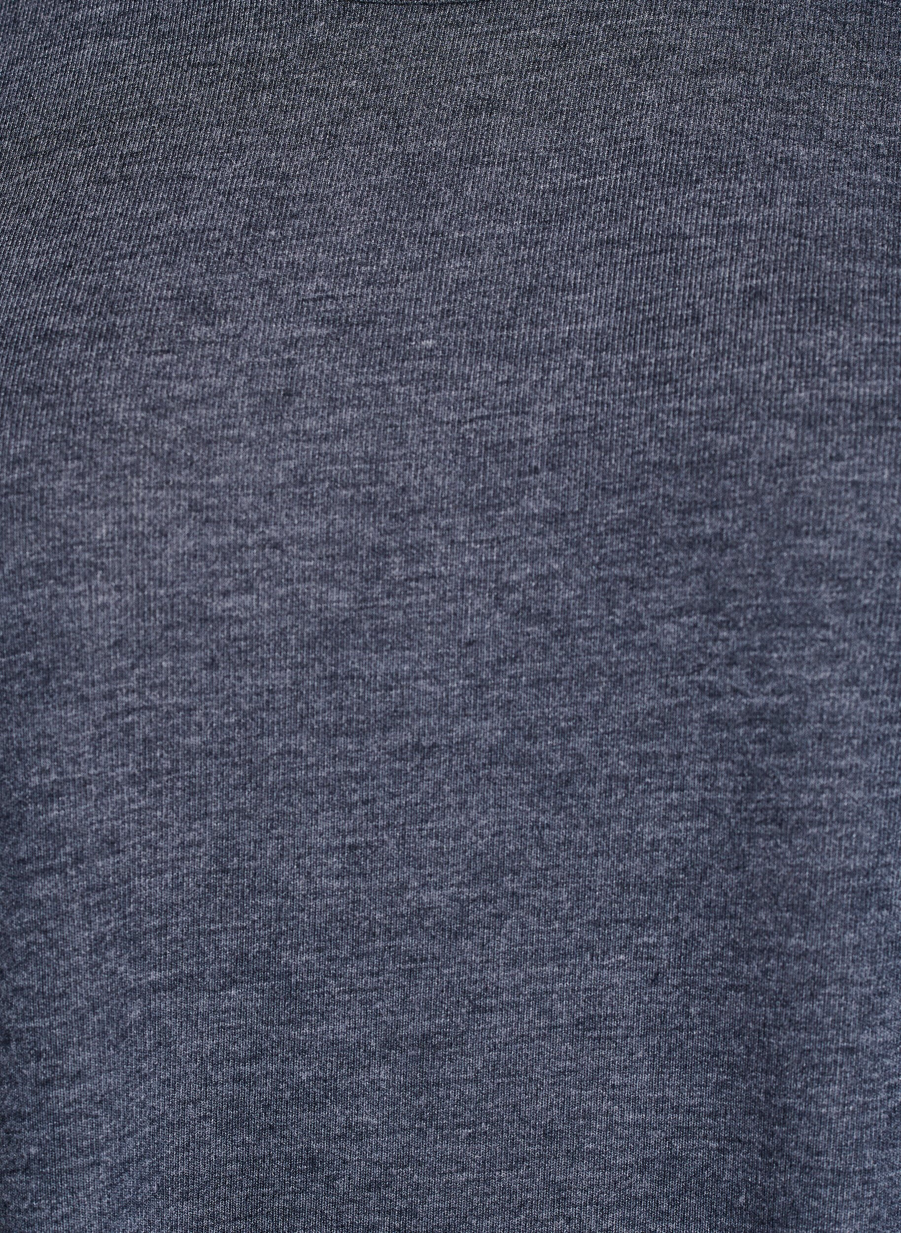 Zizzifashion Jersey blouse with 3/4 sleeves, Dark Grey, Packshot image number 2