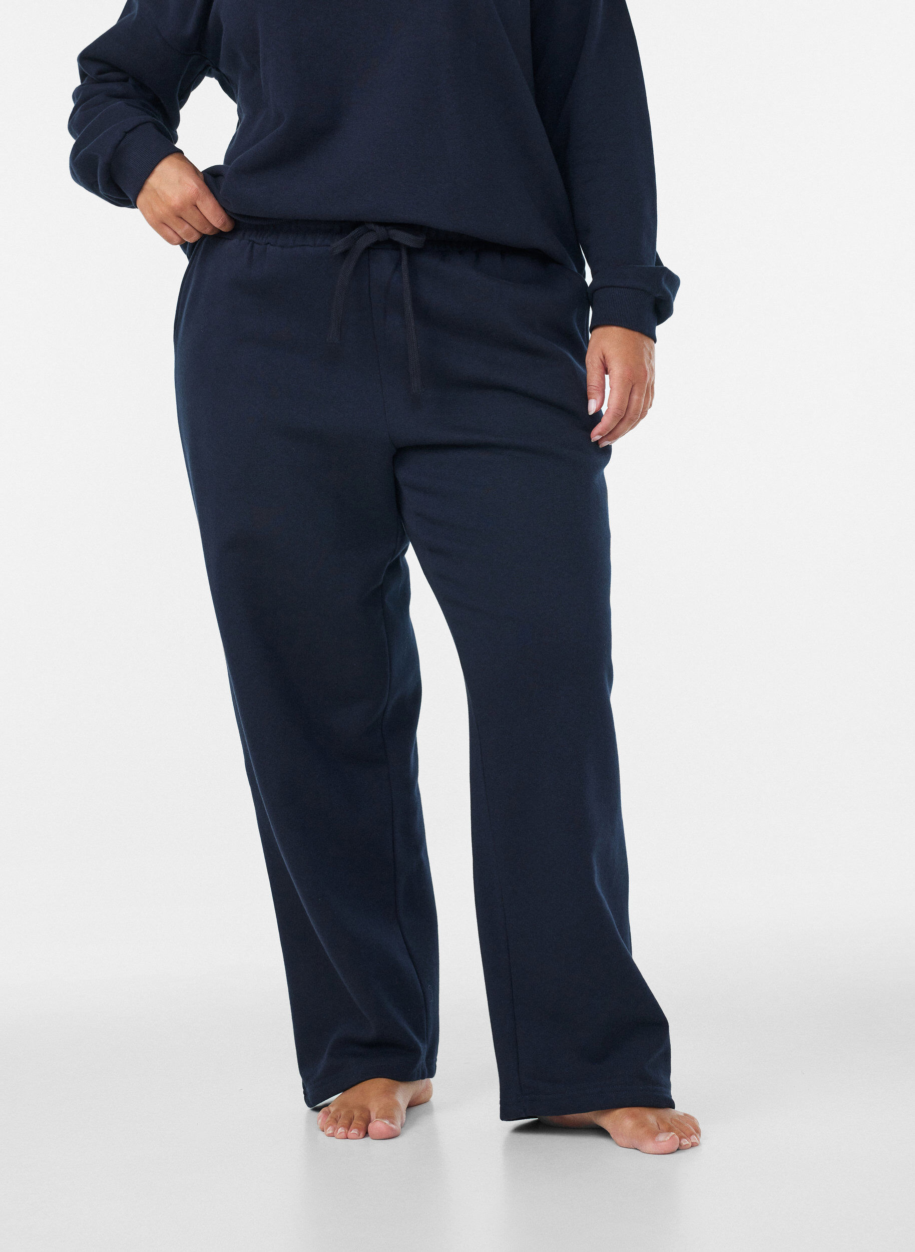 ZizzifashionSweatpants with pockets, Blue, Model image number 2