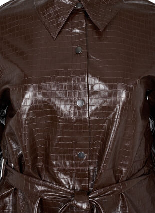 Faux leather shirt jacket, Molé, Packshot image number 2