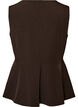Pinstriped waistcoat with peplum, Brown, Packshot image number 1