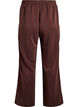 Loose training trousers with a high waist and stripe detail, Brown, Packshot image number 1