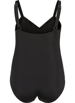Swimsuit with rhinestones, Black, Packshot image number 1