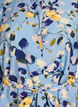 Patterned tunic with a tie-belt and 3/4 sleeves, , Packshot image number 2