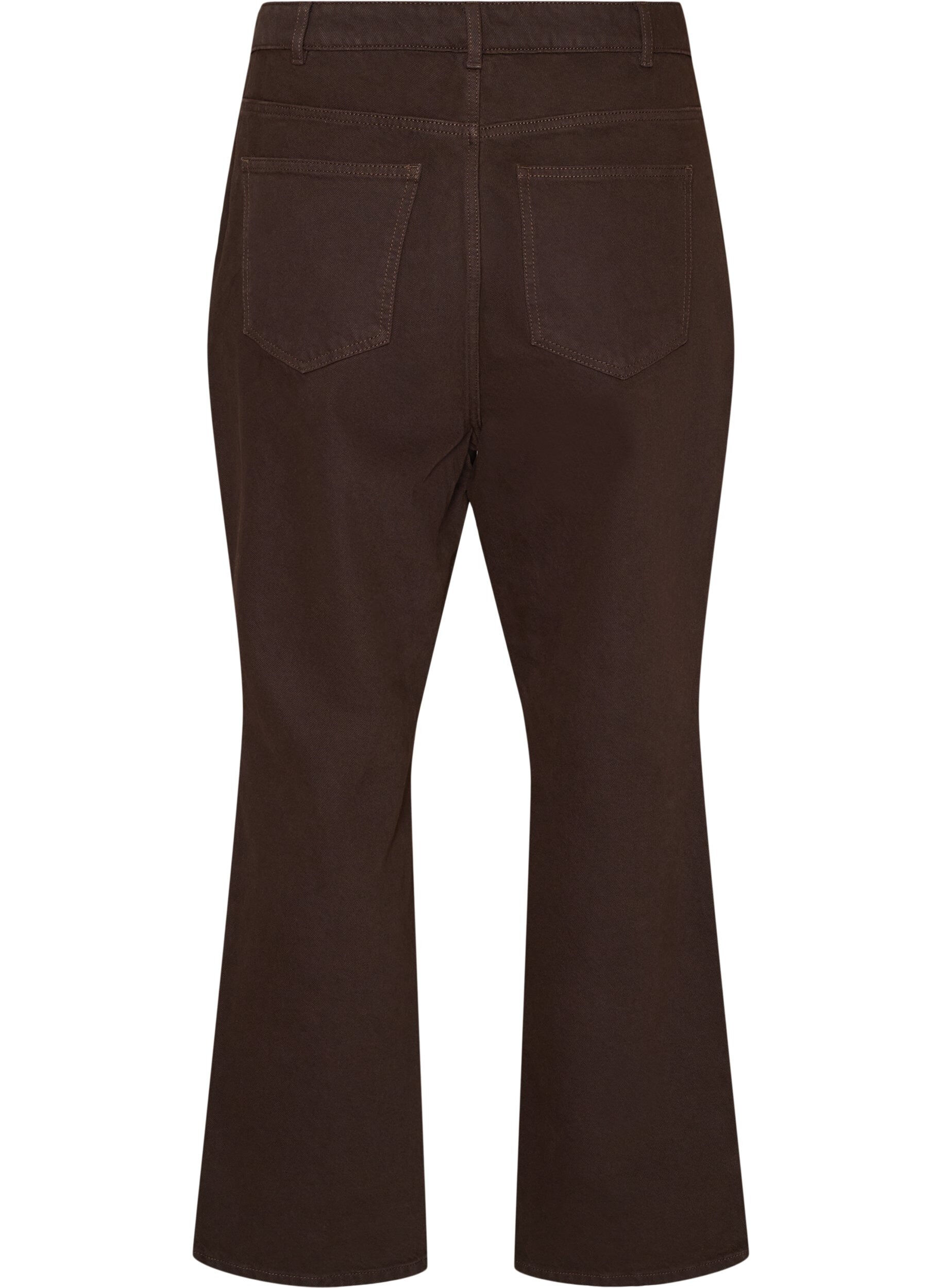 ZizzifashionColoured Kiana straight fit jeans, Brown, Packshot image number 1