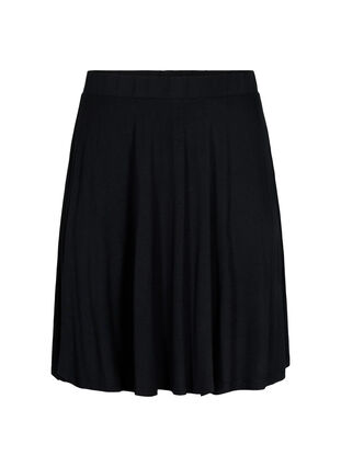 Loose viscose skirt, Black, Packshot image number 0