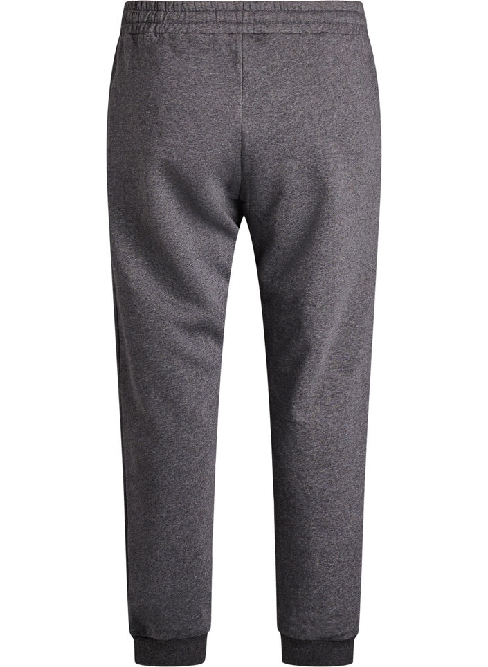 High-waisted sweatpants, Dark Grey, Packshot image number 1