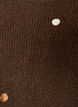 Knitted blouse with small embroidered motifs, Brown, Packshot image number 2